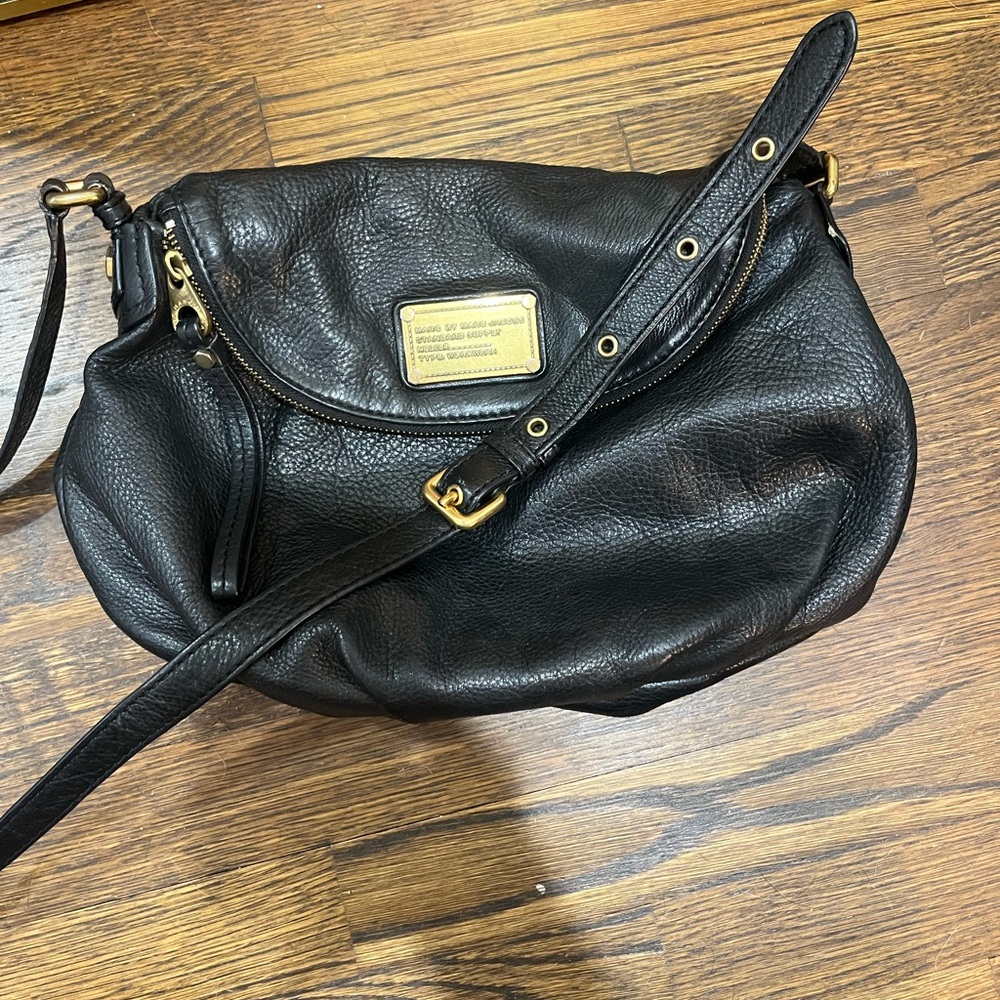 Marc by Marc Jacobs Black Leather Crossbody, like new!